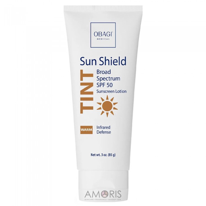 Тонирующий солнцезащитный крем SPF 50 с теплым оттенком