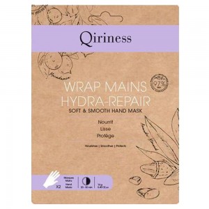 Qiriness Wrap Mains Hydra-Repair Soft & Smooth Hand Mask