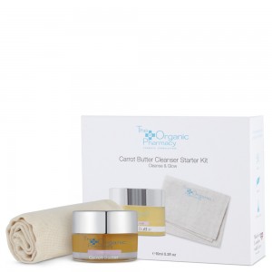 The Organic Pharmacy Carrot Butter Cleansing and Muslin Cloth Small